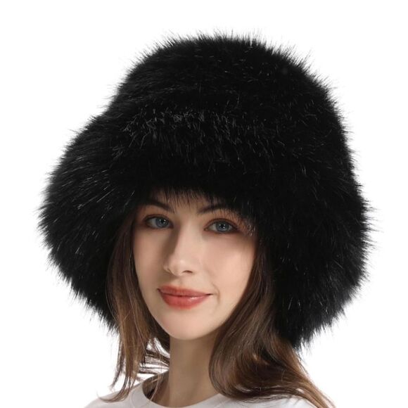 Cozy Faux Fur Bucket Hat